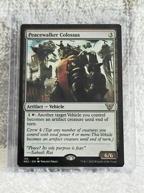 5/$20 Mint 2022 MTG Peacewalker Colossus Rare Card 155 Deckmaster!!
